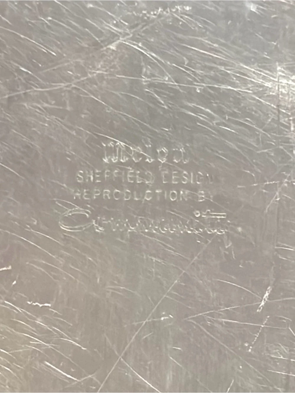Melon Sheffield Design Reproduction Community Silver Plate Beautiful Piece!!